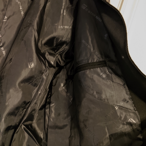 G-Star Black Denim Trench Coat, US S/M BNWOT - Picture 4 of 9